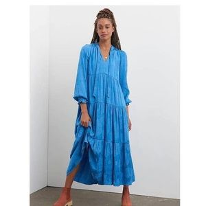 Maeve by Anthropologie blue maxi dress. Size XS, worn once